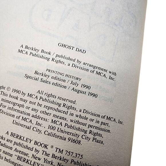 Vintage Children's Books, 90s Bill Cosby "Ghost Dad" Paperback Story Book - Picture 2 of 5